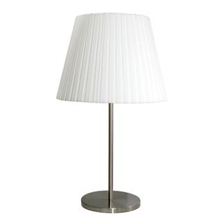 Elegant bordlampe i høj kvalitet fra Design by grönlund i hvid/krom.
